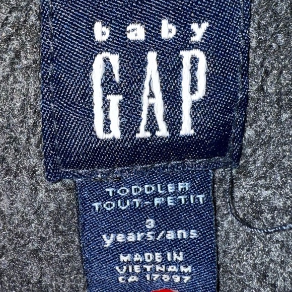 Baby GAP Jacket Kids Navy Puffer Winter Coat Down Filled Sz 3 Years - Picture 15 of 15